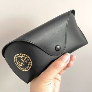 Ray Ban Black Semi-Hard Aviator Sunglasses Case